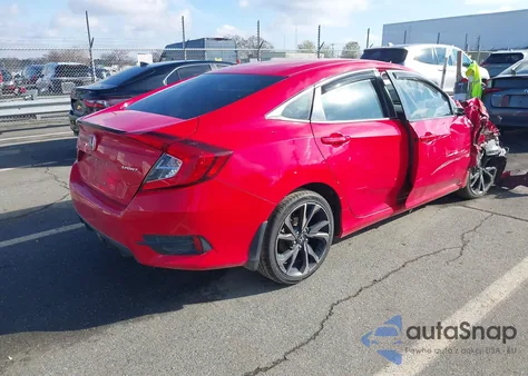 2020 Honda Civic Sport z USA, uszkodzony, nr VIN 2HGFC2F82LH585983